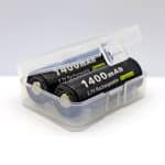 18500 Soshine Li-Ion batteri 3,7V 1400mAh – 2-pack Uppladdningsbara