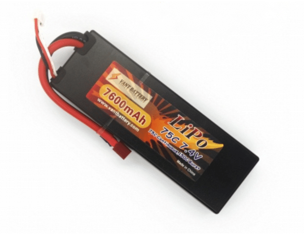 RC-Bil VANT (Li-po) batteri 7600mAh 75C 2S2P Hardcase
