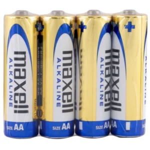 Maxell AA batterier 4-pack – alkaliska 1.5V LR6 för vardagselektronik