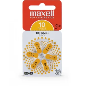 Maxell hörapparatsbatteri 10 6-pack