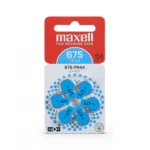 Maxell hörapparatsbatteri 675 blå 6-pack