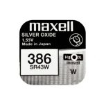 Knappcellsbatteri Maxell LR43/301/386/AG12/