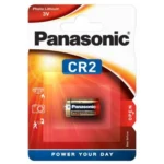 Panasonic CR2 3V litium knappcellsbatteri