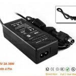 ADI, AG Neovo, AOC, BENQ, CTX, EMachines, HITACHI, KDS, MITSUBISHI, NEC, PROVIEW, Sampo, VIEWSONIC, SAMSUNG m.fl.  12V 3A (4-polig) Laddare