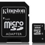 Minneskort Micro SDHC CLASS10 32GB Kingston med Adapter