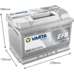 Varta Dynamic EFB 12V 70Ah