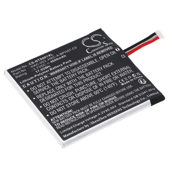 Ersättningsbatteri Nintendo Switch 4600mAh