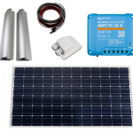 Solcellspaket 115watt med MPPT reg. För husbil eller husvagn.