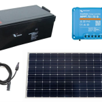Solcellspaket 175w och 230Ah. Large för off-grid stugor