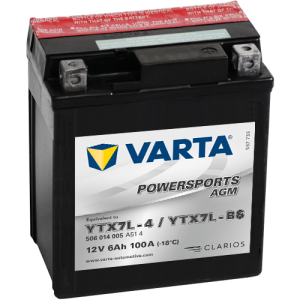 Varta Mc-batteri AGM YTX7L-BS 12v 6Ah