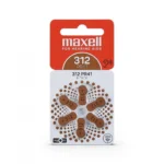 Maxell hörapparatsbatteri 312 6-pack