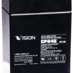 Vision VRLA AGM batteri 6V 4,5Ah CP645 för standby, UPS och åtelkameror