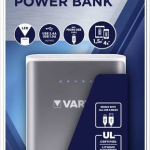 Powerbank Grå 10,4A Li-Ion 2xusb
