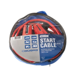 Startkablar Exide 25 mm² – 3,0 m – 200A. Överspänningsskydd, klämmor och gummikabel som tål sträng kyla.