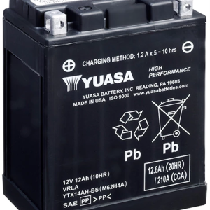 Yuasa Mc batteri YTX14AH-BS Hög Effekt AGM 12v 12,6 Ah