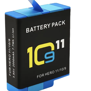 GoPro Hero 9 10 11 Batteri - Hög kapacitet Li-ion 2000mAh