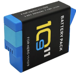 GoPro Hero 9 10 11 Batteri - Hög kapacitet Li-ion 2000mAh