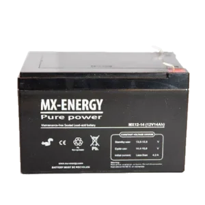 MX-Energy 12V 14Ah Underhållsfritt Blybatteri