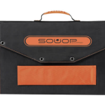 Vikbar solpanel 100W för portabla kraftstationer