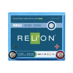 12V LiFePO4 litiumbatteri 52Ah för mindre båtar och marina applikationer