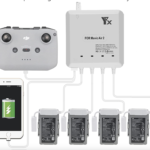 DJI Mavic Air 2 / 2S Laddare med Fyra Portar och Fjärrkontroll – Komplett Laddningsstation