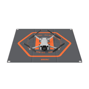 Landningsmatta för drönare 50x50 cm – Orange och grå dubbelsidig design