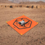 Landningsmatta för drönare 65x65 cm – Hopfällbar och dubbelsidig i PU