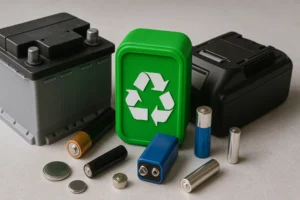 Återvinn batterier