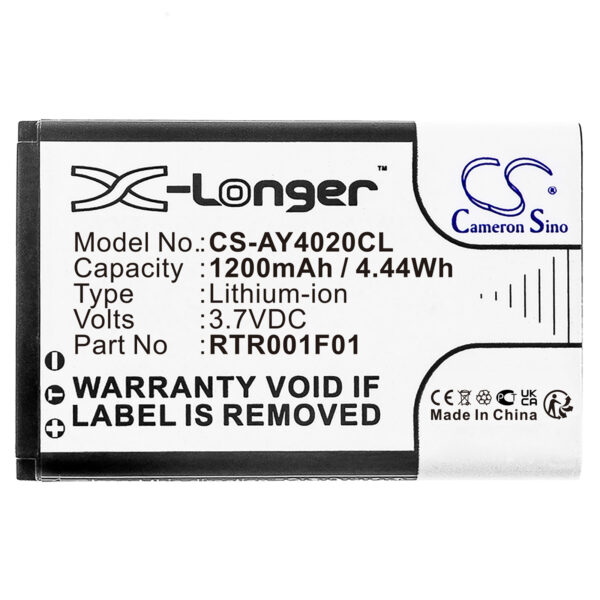 Ersättningsbatteri Jacob Jensen T80 / T10 DECT-telefon 3.7V 1200mAh Li-ion