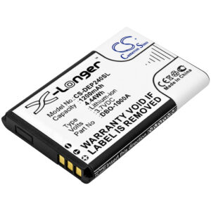 Ersättningsbatteri till Doro 1370, 2404, 6060, 6820, 7001H – Li-ion 3.7V 1200mAh