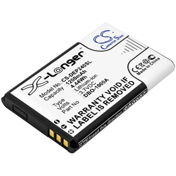 Ersättningsbatteri till Doro 1370, 2404, 6060, 6820, 7001H – Li-ion 3.7V 1200mAh