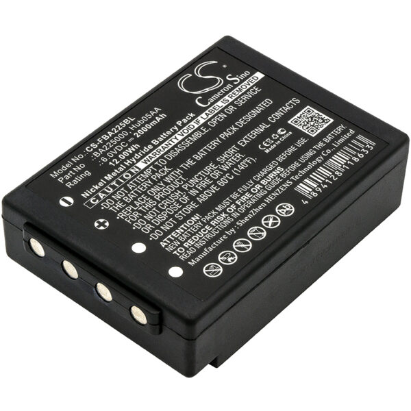 Ersättningsbatteri 6.0V 2000mAh till HBC Radiomatic BA225000 fjärrkontroll