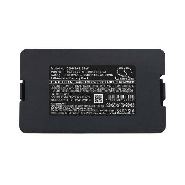 Batteri till McCulloch ROB S400, S500, S600, S800 – Li-ion 18V 2500mAh