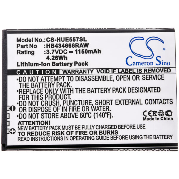 Batteri till Huawei E5577 4G router 1150mAh