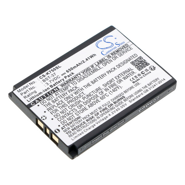 Ersättningsbatteri till Sony Ericsson K750i / W800i / W810i