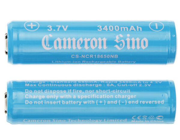 18650 Li-ion batteri 3400mAh 3.7V CS-NCR18650NB
