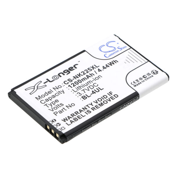 Ersättningsbatteri Nokia 3310 (2017) och Asha 225 – BL-4UL / BL-4WL 3.7V 1200mAh