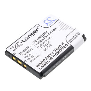 Ersättningsbatteri Nokia BLC-2 3.7V 1100mAh Li-ion – passar även BLC-1 och BMC-3
