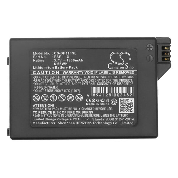 Ersättningsbatteri till Sony PSP-1001 och PSP-1000K