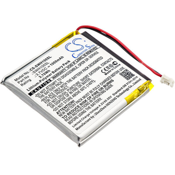 Ersättningsbatteri Sony WH-1000XM4 / WH-1000XM3 3.7V 1000mAh Li-Polymer