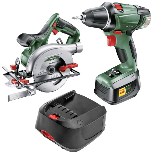 Bosch PSR 18 LI-2 batteri 18V 2000mAh Li-ion ersättningsbatteri