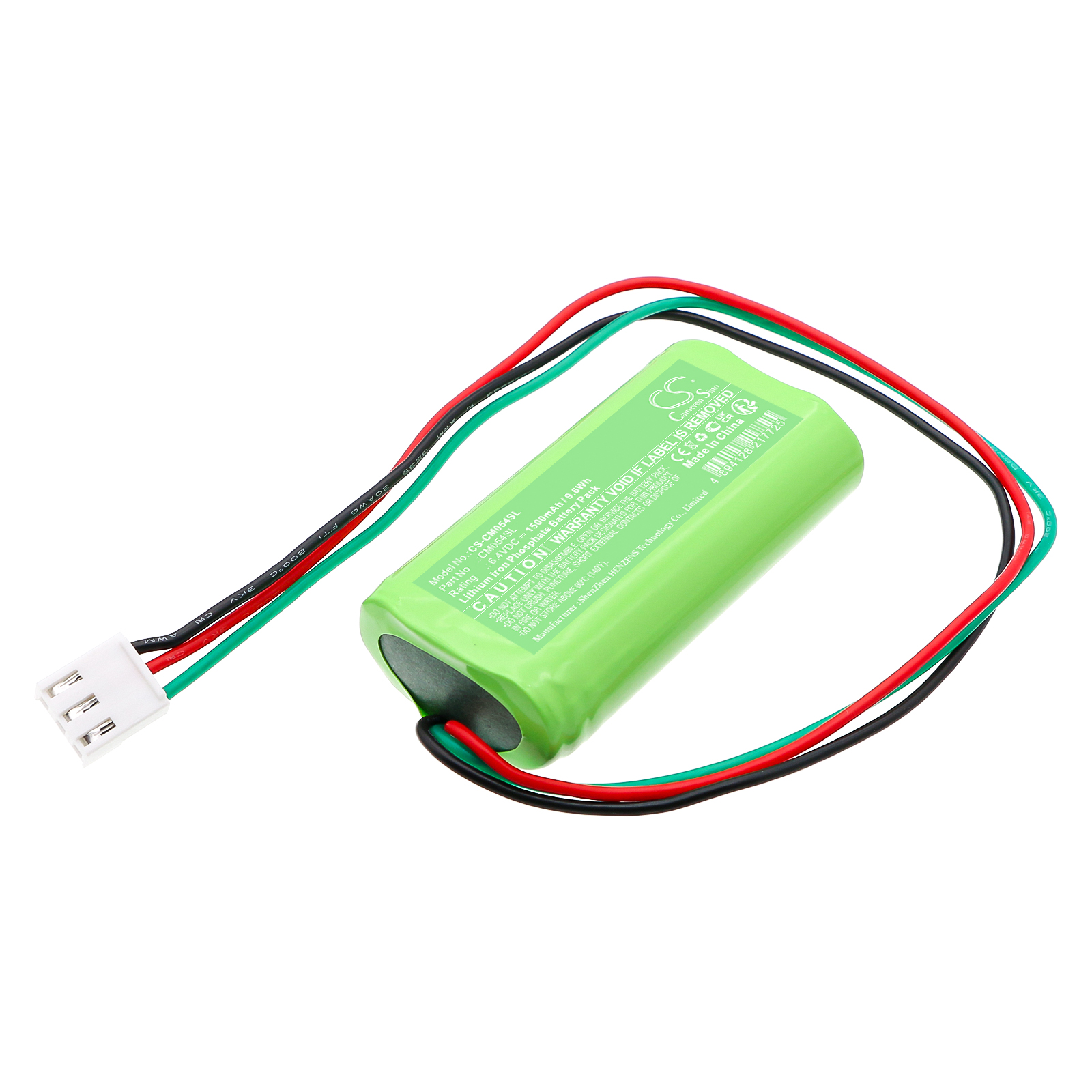 Nödljusbatteri 6.4V 1500mAh LiFePO4