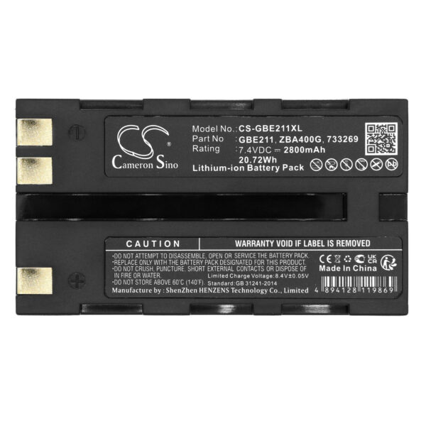 Geomax ZT80+ batteri 7.4V 2800mAh Li-ion