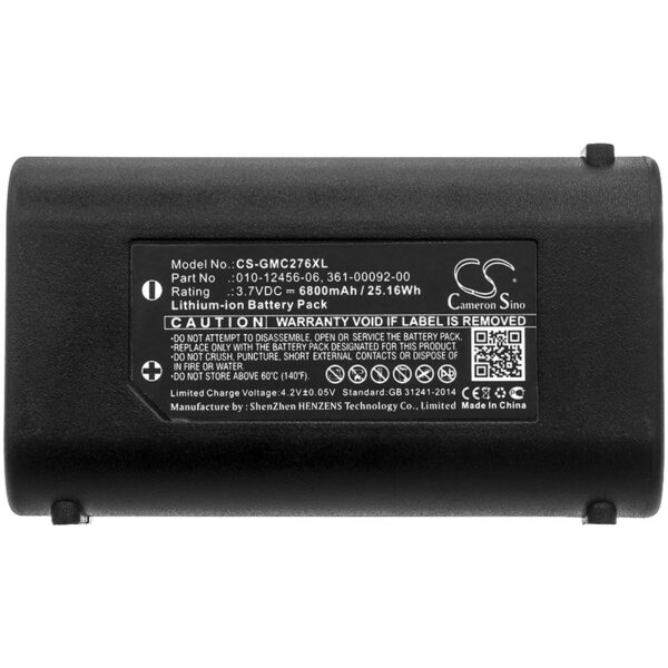 Batteri till Garmin GPSMAP 276Cx 6800mAh Li-ion
