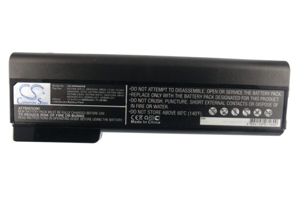 HP EliteBook 8460p batteri 10.8V 6600mAh Li-ion ersättningsbatteri