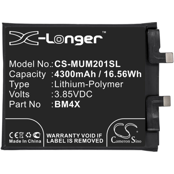 Xiaomi Mi 11 batteri BM4X 4300mAh