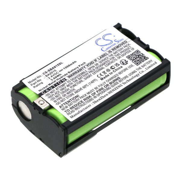 Sennheiser BA2015 batteri 2.4V 1500mAh NiMH ersättningsbatteri