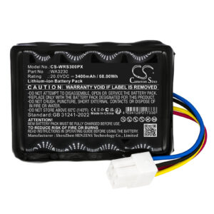 Batteri till Worx Landroid S 390m2 20V 3400mAh