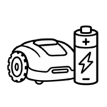 Batterier till gräsklippare